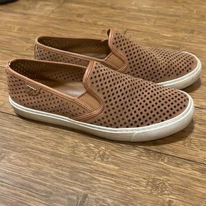 Tory Burch Slip ons size 8.